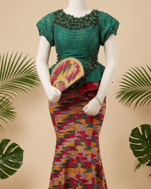 Emerald & Kente Mermaid Set
